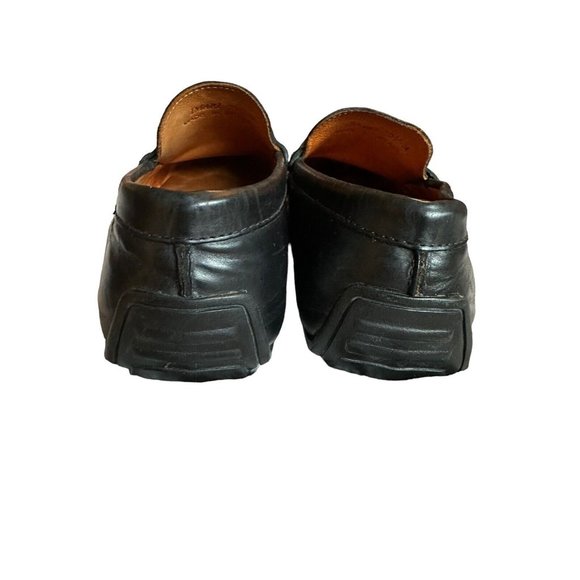 Donald Pliner Imari Black Leather Moccasin‎ Driving Loafer  display picture 1